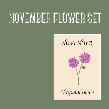 BIRTH FLOWER SETS