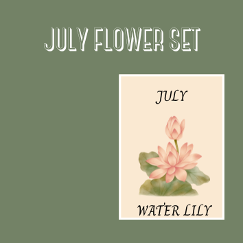 BIRTH FLOWER SETS