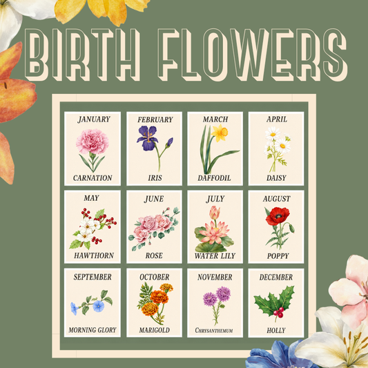 BIRTH FLOWER SETS